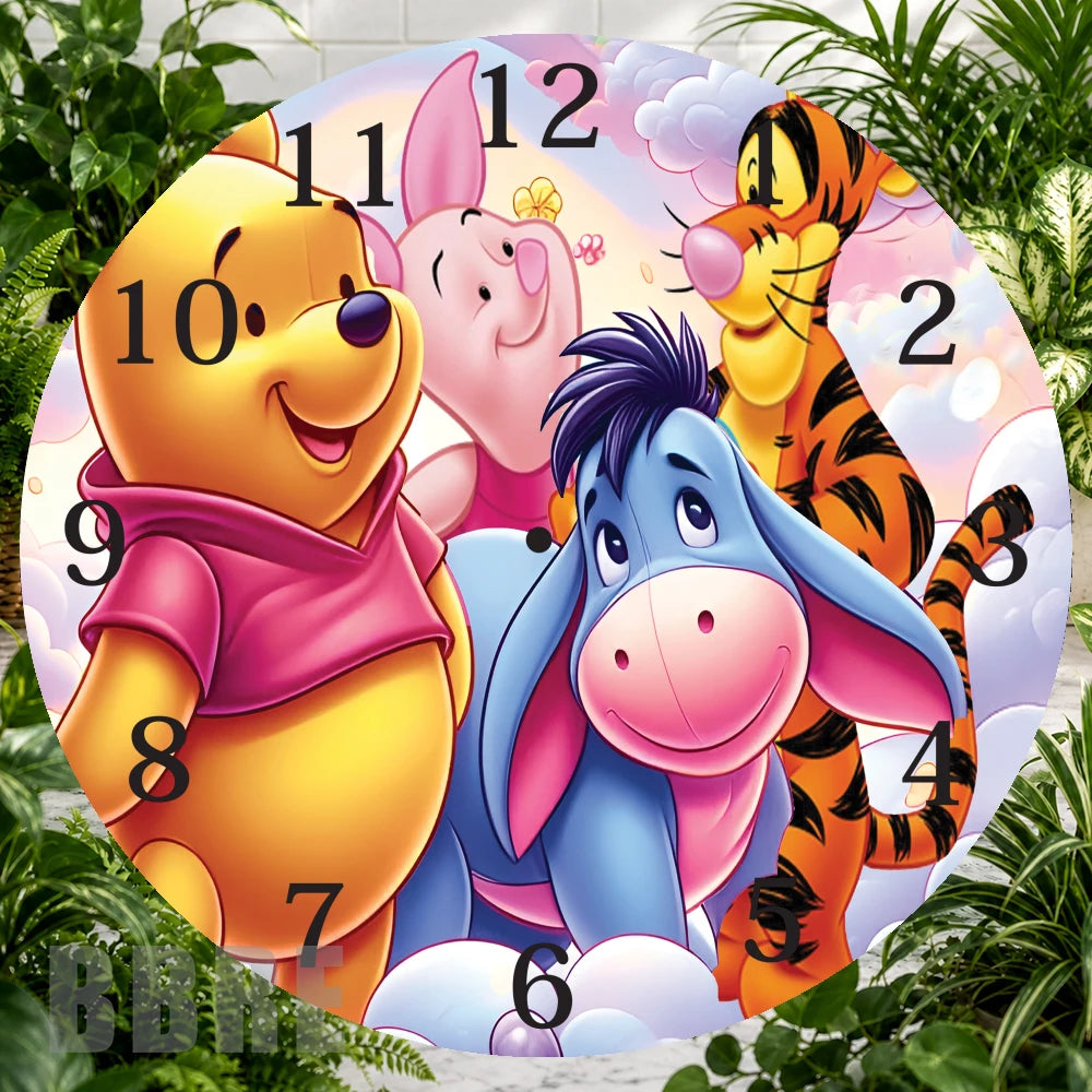 Winnie Pooh 3 Clock Sublimation Wrap,