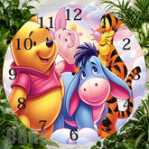 Winnie Pooh 3 Clock Sublimation Wrap,