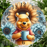 Winnie Clock Clock Sublimation Wrap,