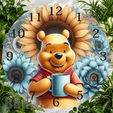 Winnie Clock Clock Sublimation Wrap,