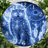 Mystical Owl 2 Clock Sublimation Wrap,