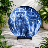 Mystical Owl 2 Clock Mockup,