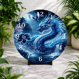 Blue Dragon Clock Mockup,