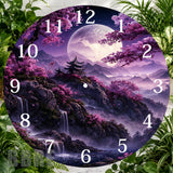 Serene Landscape Clock Sublimation Wrap,