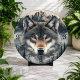 Wolf Mountain Clock Mockup,