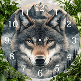 Wolf Mountain 2 Clock Sublimation Wrap,