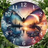 Butterfly Sunset Clock Sublimation Wrap,