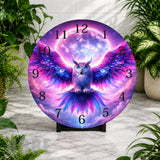 Majestic Owl 3 Clock Mockup,