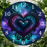 Heart Galaxy Clock Sublimation Wrap,
