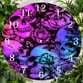 Skull Rose Clock Sublimation Wrap,