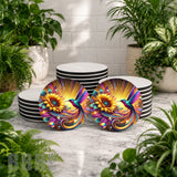 Hummingbird Sunflower Mockup Image