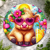 Floral Highland Cow Main Image