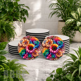 Vibrant Floral Mockup Image