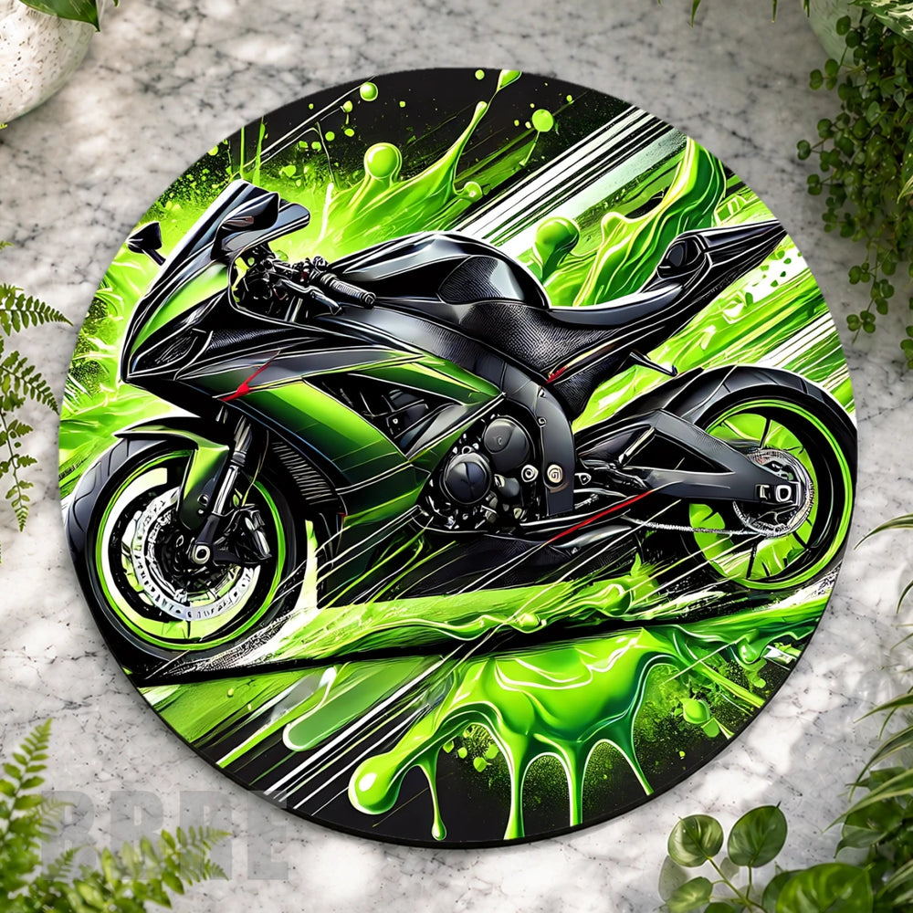 Green Motorcycle Main Image