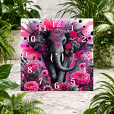 Elephant Blossom Clock Sublimation Wrap