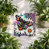 Butterfly Blossom Clock Mockup