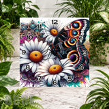Butterfly Blossom 2 Clock Sublimation Wrap