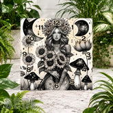 Floral Moon Clock Sublimation Wrap