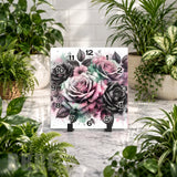 Floral Clock Clock Mockup