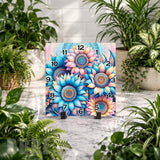 Floral Clock 2 Clock Mockup