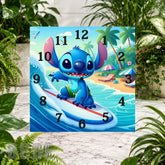 Surfing Stitch Clock Sublimation Wrap