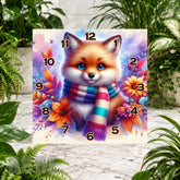 Fox Clock Clock Sublimation Wrap