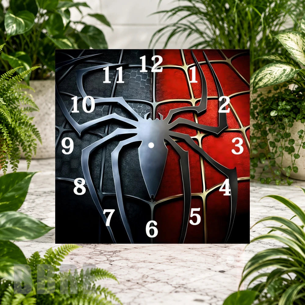 Spider Web Clock Sublimation Wrap