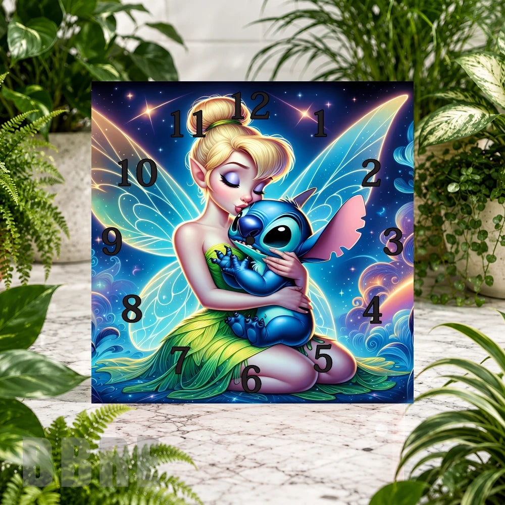Fairy Friends Clock Sublimation Wrap