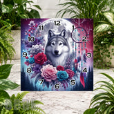 Wolf Dreamcatcher 2 Clock Sublimation Wrap