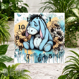 Eeyore Clock Clock Sublimation Wrap