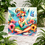 Fairy Reading Clock Sublimation Wrap