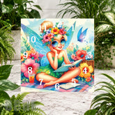 Fairy Garden Clock Sublimation Wrap
