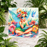 Fairy Garden Clock Sublimation Wrap