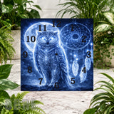Mystic Owl Clock Sublimation Wrap