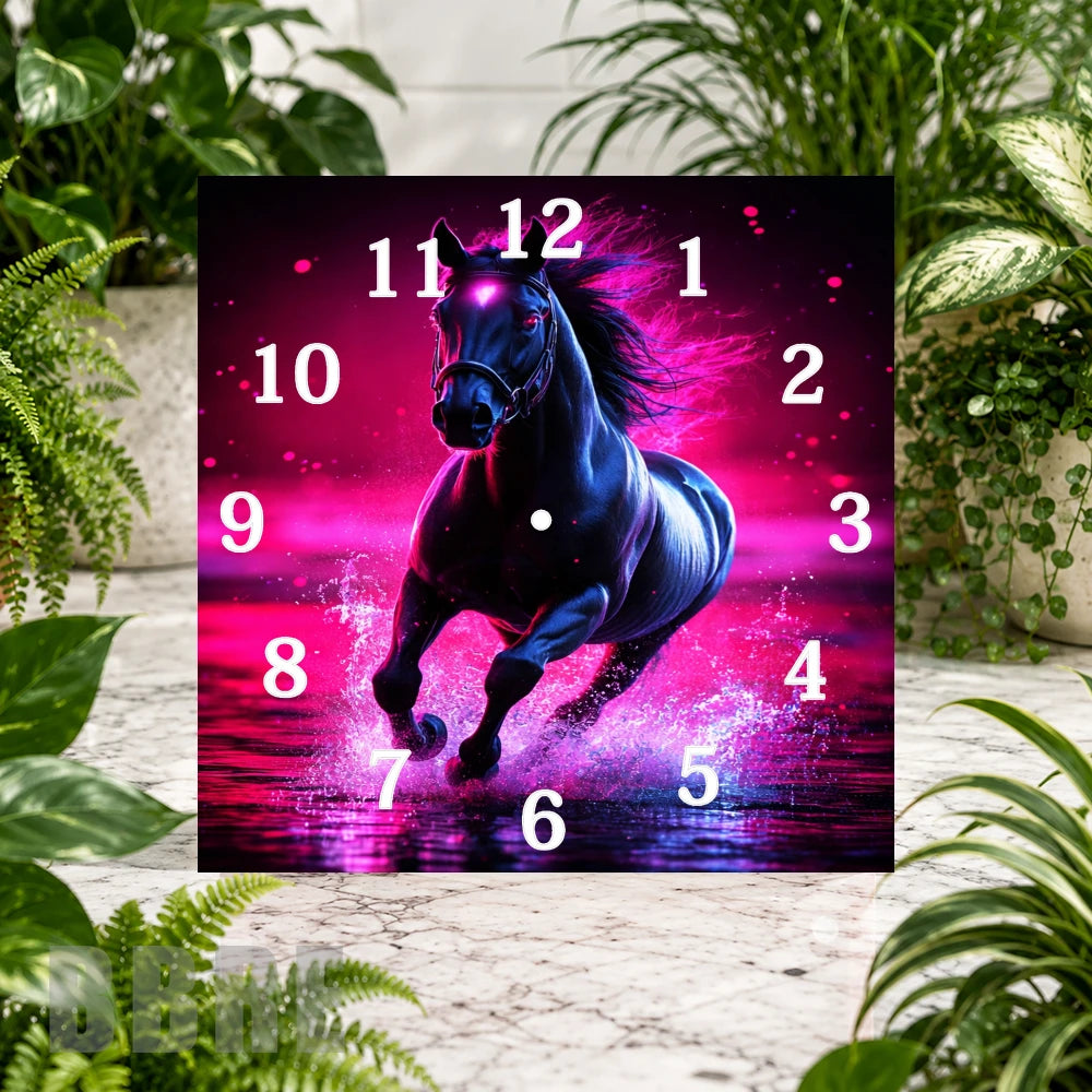 Majestic Stallion 2 Clock Sublimation Wrap
