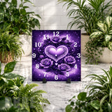 Purple Heart Clock Mockup