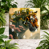 Tiger Landscape Clock Sublimation Wrap