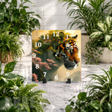 Tiger Landscape Clock Mockup