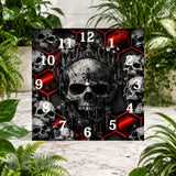 Crowned Skull Clock Sublimation Wrap