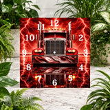 Truck Thunder Clock Sublimation Wrap