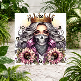 Crowned Skull 2 Clock Sublimation Wrap