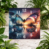 Butterfly Sunset 2 Clock Sublimation Wrap