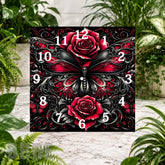 Butterfly Roses Clock Sublimation Wrap