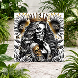 Crowned Skull 3 Clock Sublimation Wrap