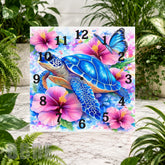 Turtle Butterfly Clock Sublimation Wrap