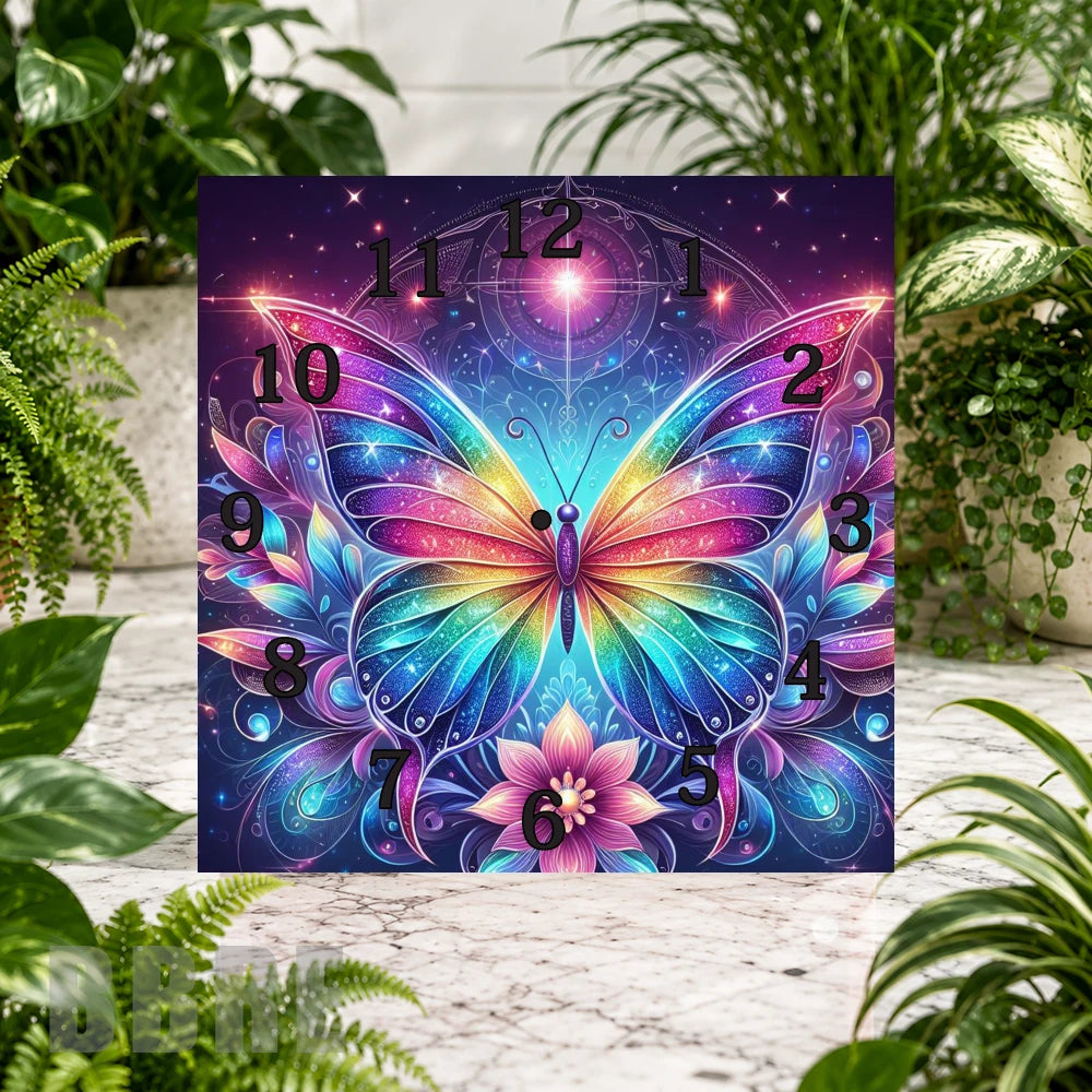 Butterfly Dream 2 Clock Sublimation Wrap