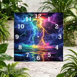 Electric Storm Clock Sublimation Wrap