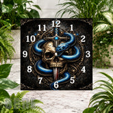 Skull Serpent Clock Sublimation Wrap