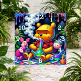 Colorful Bear Clock Sublimation Wrap