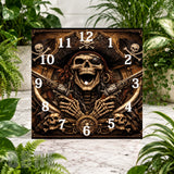 Pirate Skull Clock Sublimation Wrap